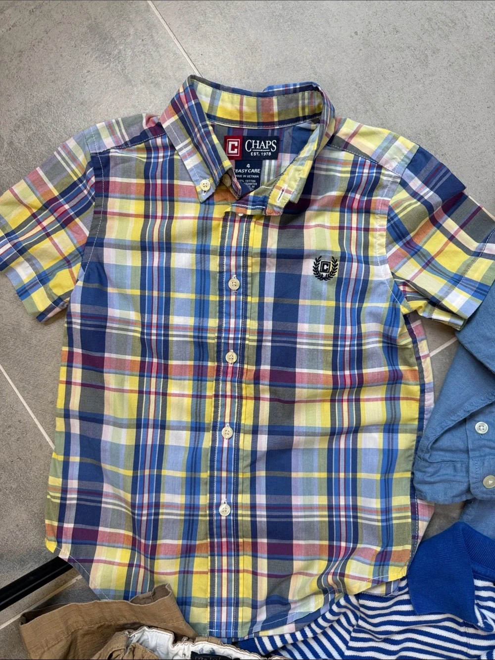 Lot of 7 Boys Size 4T Ralph Lauren, Chaps, Children’s Place